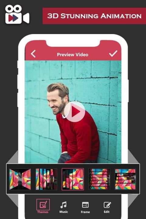 Photo Video Slideshow Maker With Music - FilmyShot screenshot 1