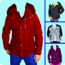 Men Winter Jacket Photo Editor 2018 आइकन
