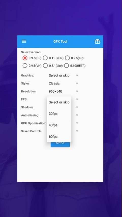 GFX Tool For PUBG(No full ads) screenshot 2