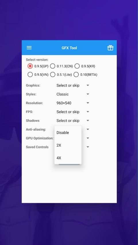 GFX Tool For PUBG(No full ads) screenshot 1