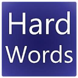 Hard Words: Word Game