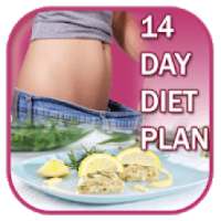 14 Day Diet Plan- lose belly fat in 2 weeks