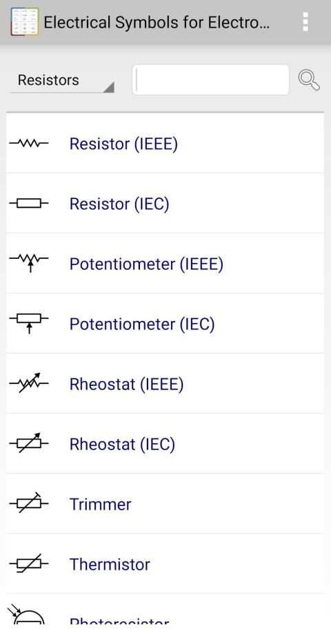 Electrical Symbols for Electronics screenshot 5