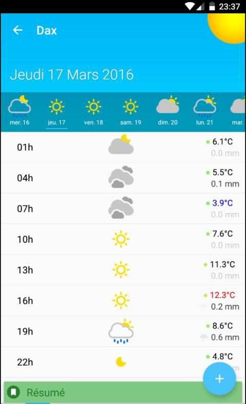 Météociel screenshot 9