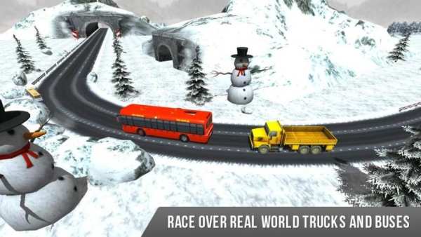 Truck Vs Bus Racing स्क्रीनशॉट 1