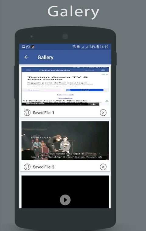 YAF Downloader = Facebook Video Downloader स्क्रीनशॉट 2