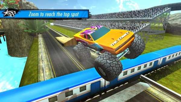 Train vs Car Racing 3D screenshot 1