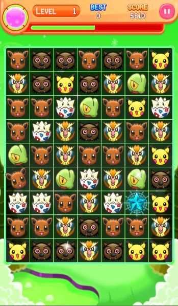 Pokemon Match Crush Fun screenshot 2