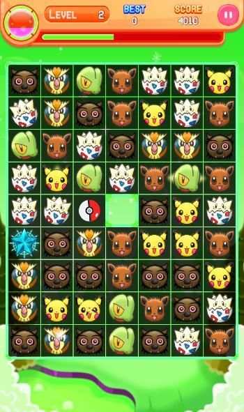 Pokemon Match Crush Fun screenshot 1