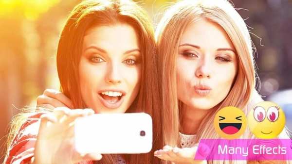 New Sweet Selfies - selfie camera, beauty camera screenshot 1