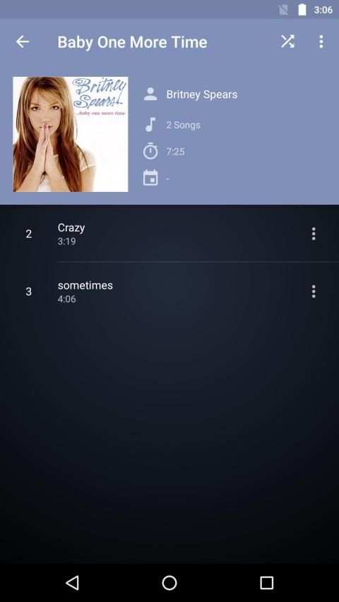 Music Player स्क्रीनशॉट 2