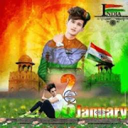 26 January Republic Day Photo Editor & Flag Dp