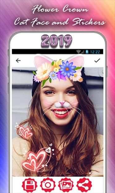 Flower Crown Camera - Collage Photo Grid Mixer Pro screenshot 1