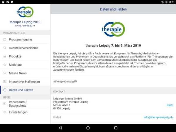 therapie Leipzig 2019 screenshot 1