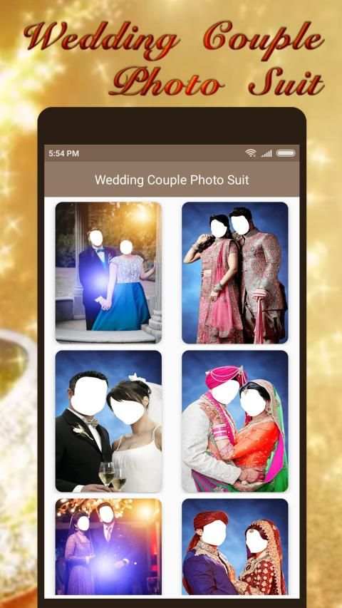 Wedding couple photo suit screenshot 5