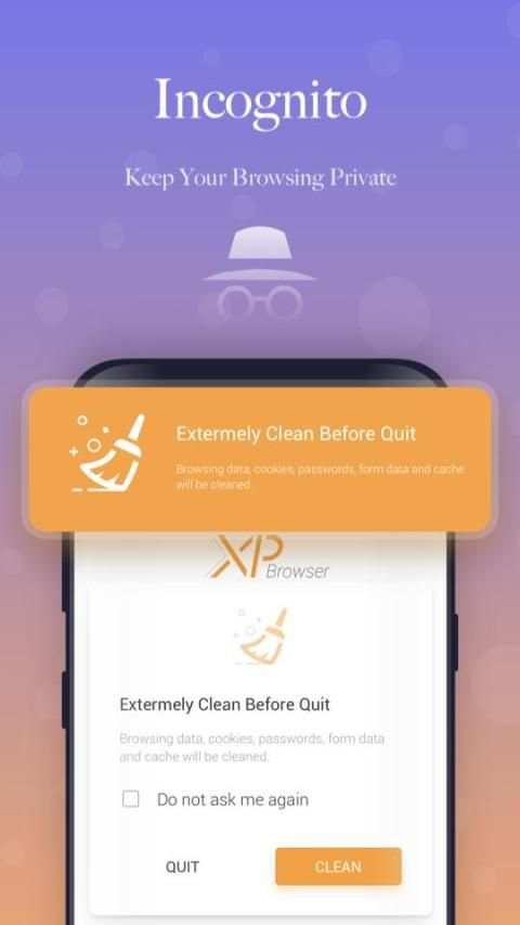 XP Privacy Browser - Ad Blocker, Free, Privacy screenshot 3