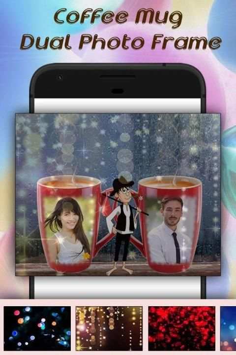 Coffee Mug Dual Photo Frame screenshot 4