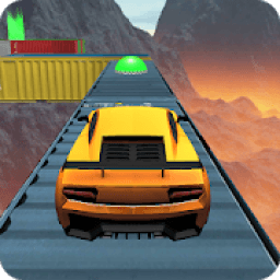 ikon Impossible Stunt Car Tracks Mega Ramp Car Racing