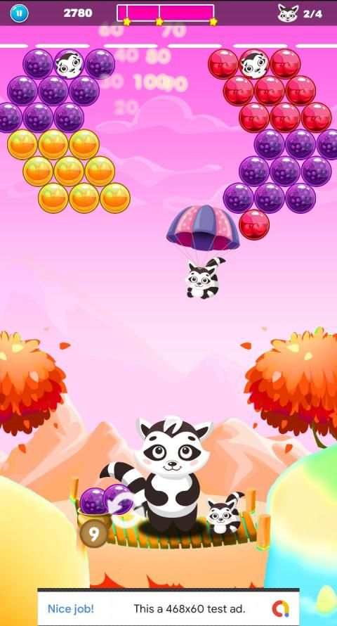 Cat Bubbles Crush स्क्रीनशॉट 2