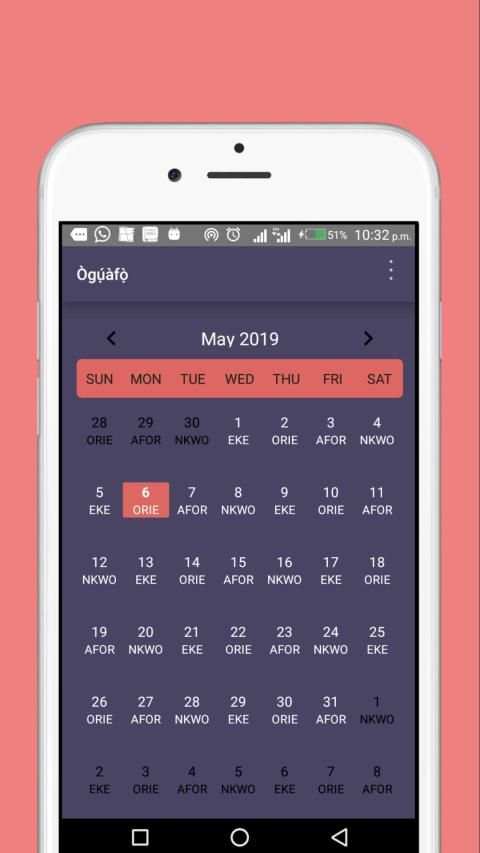 Oguafo - Igbo Calendar App स्क्रीनशॉट 2