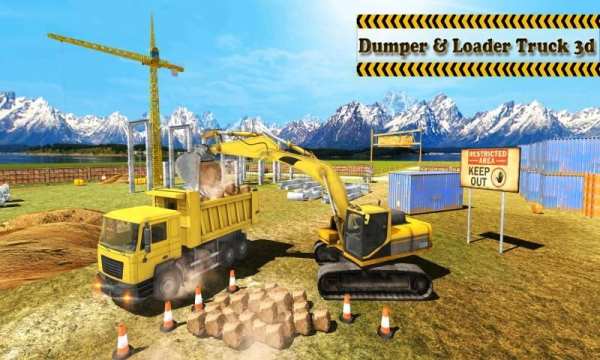 Dump & Loader Truck Free screenshot 2