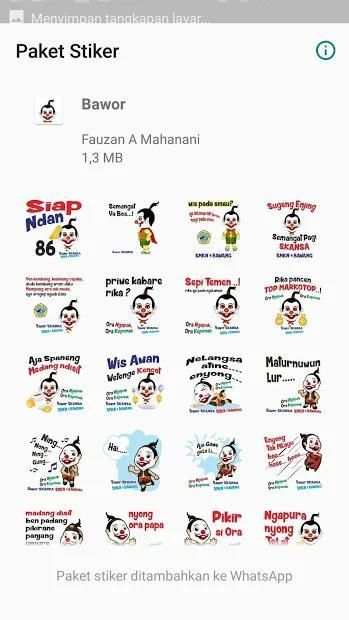 Skansa Bawor WhatsApp Sticker - WAstickerApps screenshot 2