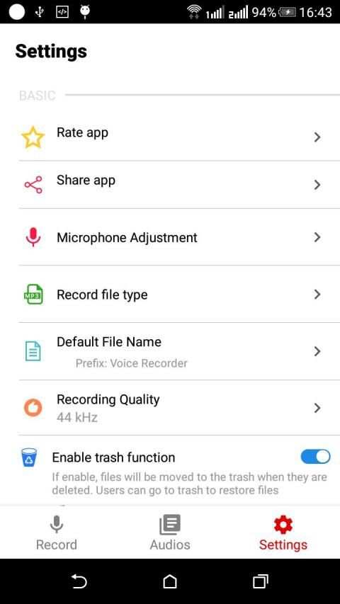 Voice Recorder & MP3 Recorder screenshot 2