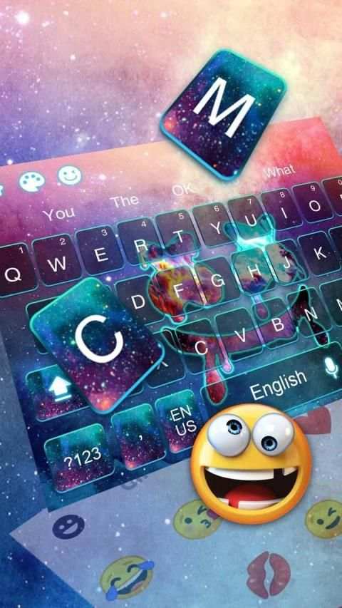 Galaxy Cool Man Keyboard स्क्रीनशॉट 2