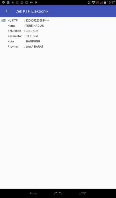 Cek E-KTP Indonesia 3 تصوير الشاشة