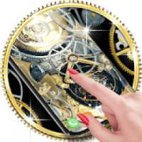 Golden Mechanism Live Wallpaper & Keyboard on 9Apps