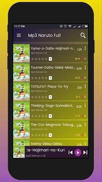 Mp3 Naruto Complete screenshot 2