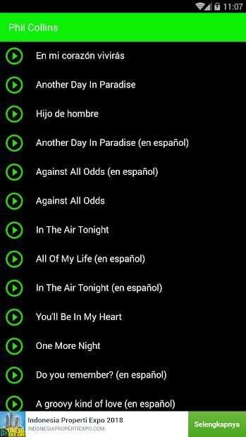 Phil Collins Mp3 All Songs स्क्रीनशॉट 4