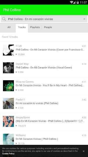 Phil Collins Mp3 All Songs स्क्रीनशॉट 2