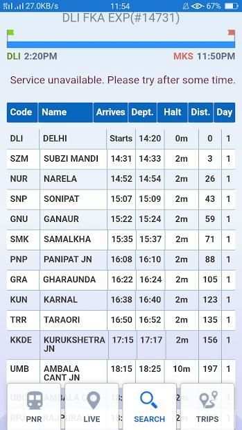 Indian Live Train Search App screenshot 5