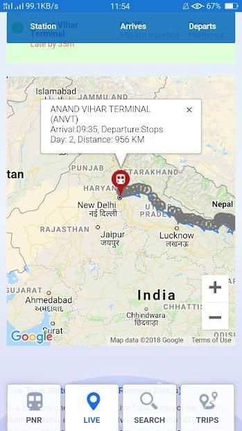 Indian Live Train Search App screenshot 3