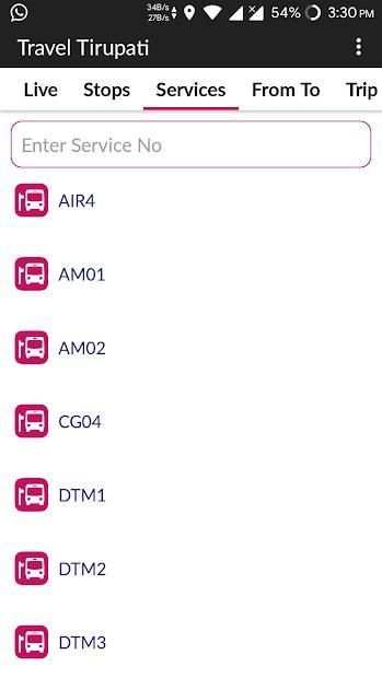APSRTC Tirupati - Track Local City Bus Services screenshot 5