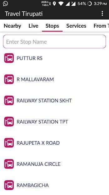 APSRTC Tirupati - Track Local City Bus Services screenshot 6