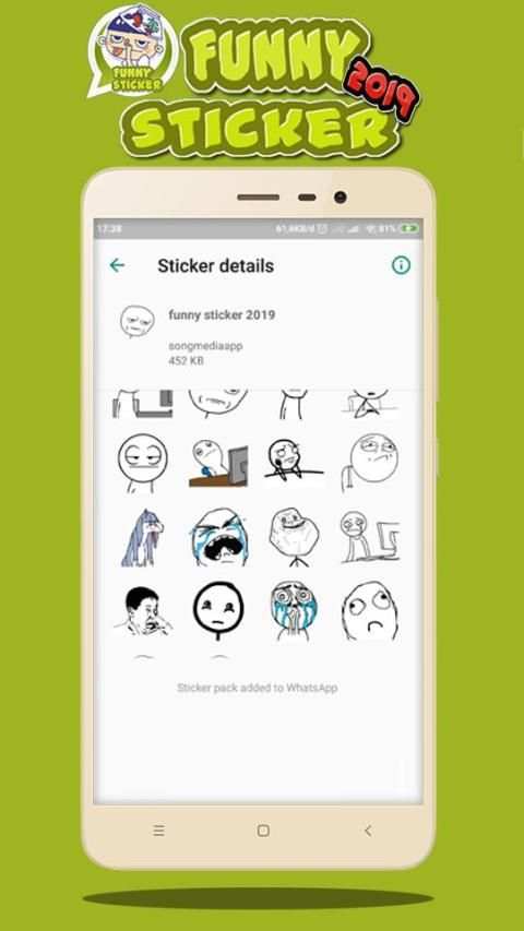 WAStikersApps Funny Meme Stickers for WhatsApp स्क्रीनशॉट 2