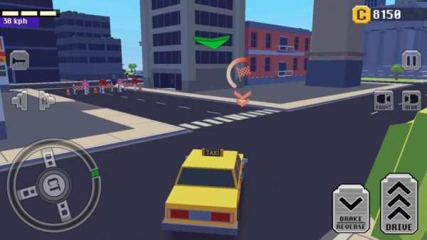 Crazy Car: Fast Driving In Town screenshot 7
