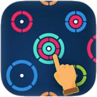 Color rings matching puzzle