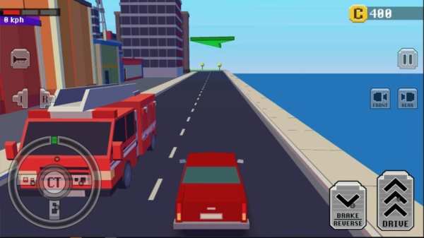 Crazy Car: Fast Driving In Town screenshot 1