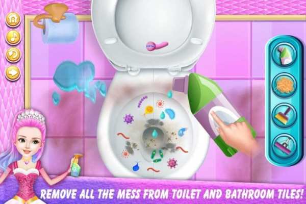 Magical Doll House Cleanup-Dream Home Decor Repair screenshot 2