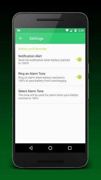 Full Battery Alarm screenshot 1