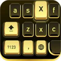 Emas Hitam Keyboard Tema