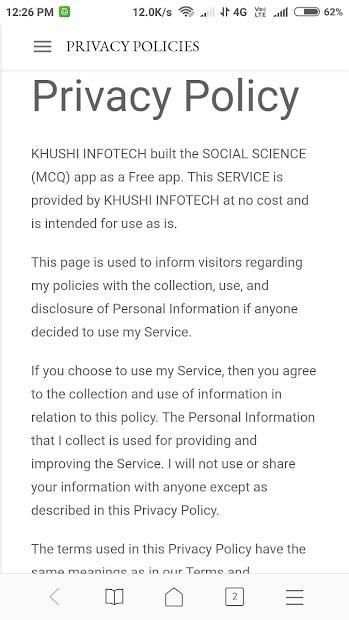 SOCIAL SCIENCE (MCQ) screenshot 4