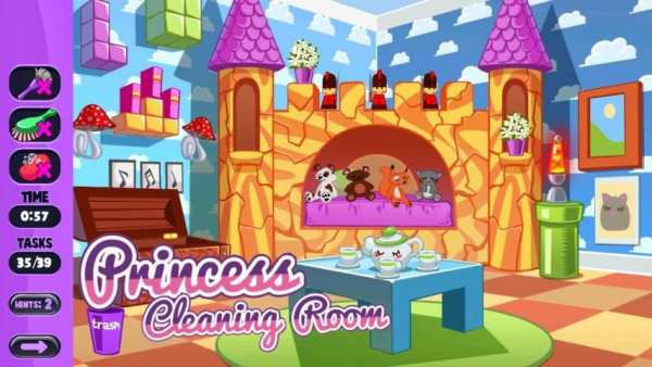 Princess Clean the Room screenshot 1