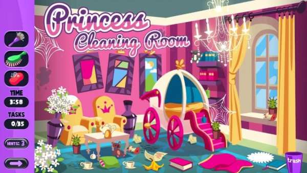 Princess Clean the Room screenshot 4