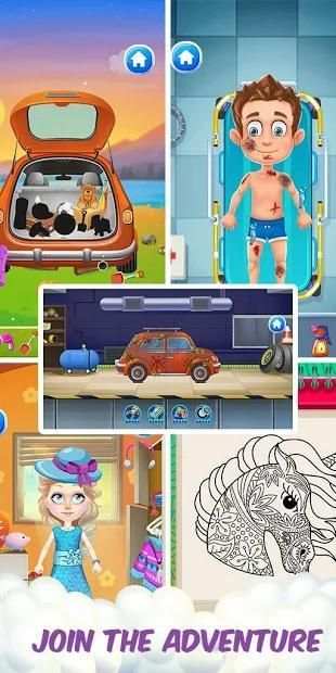 Girl Adventure Games : Mini Family Adventure स्क्रीनशॉट 2