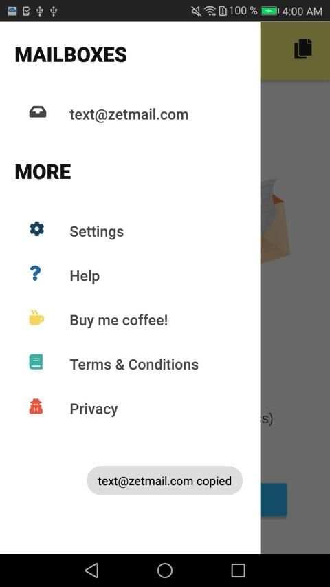 nada - temp mail screenshot 4