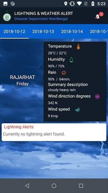 WB Weather Alert स्क्रीनशॉट 8